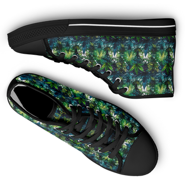 Chokefish™ Urban Peak Retro High Tops-Cannabis-012-2